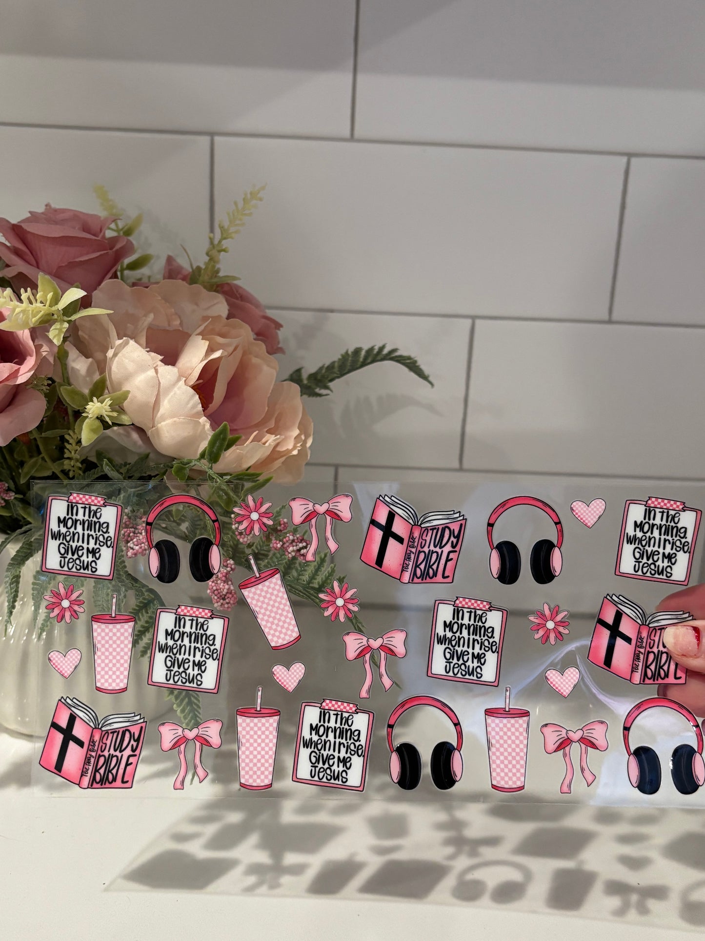 Study Bible 16 Ounce UV DTF Decal