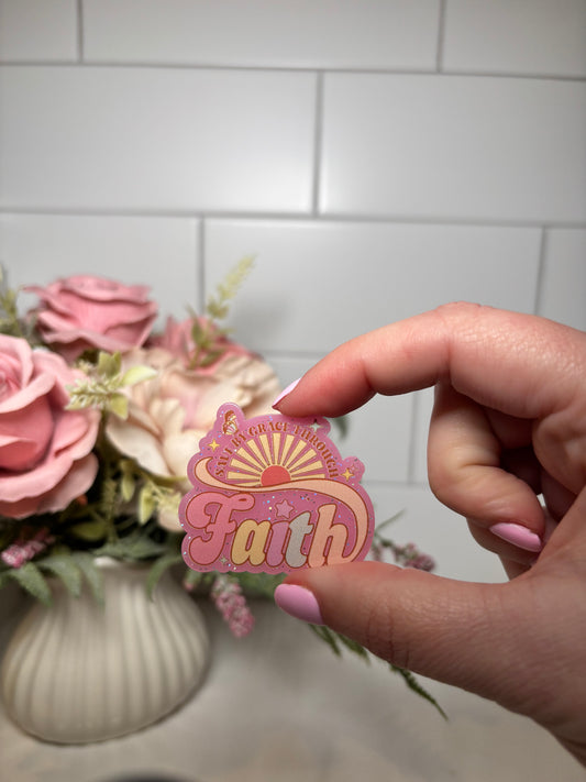 Faith Sunshine Acrylic Flatback