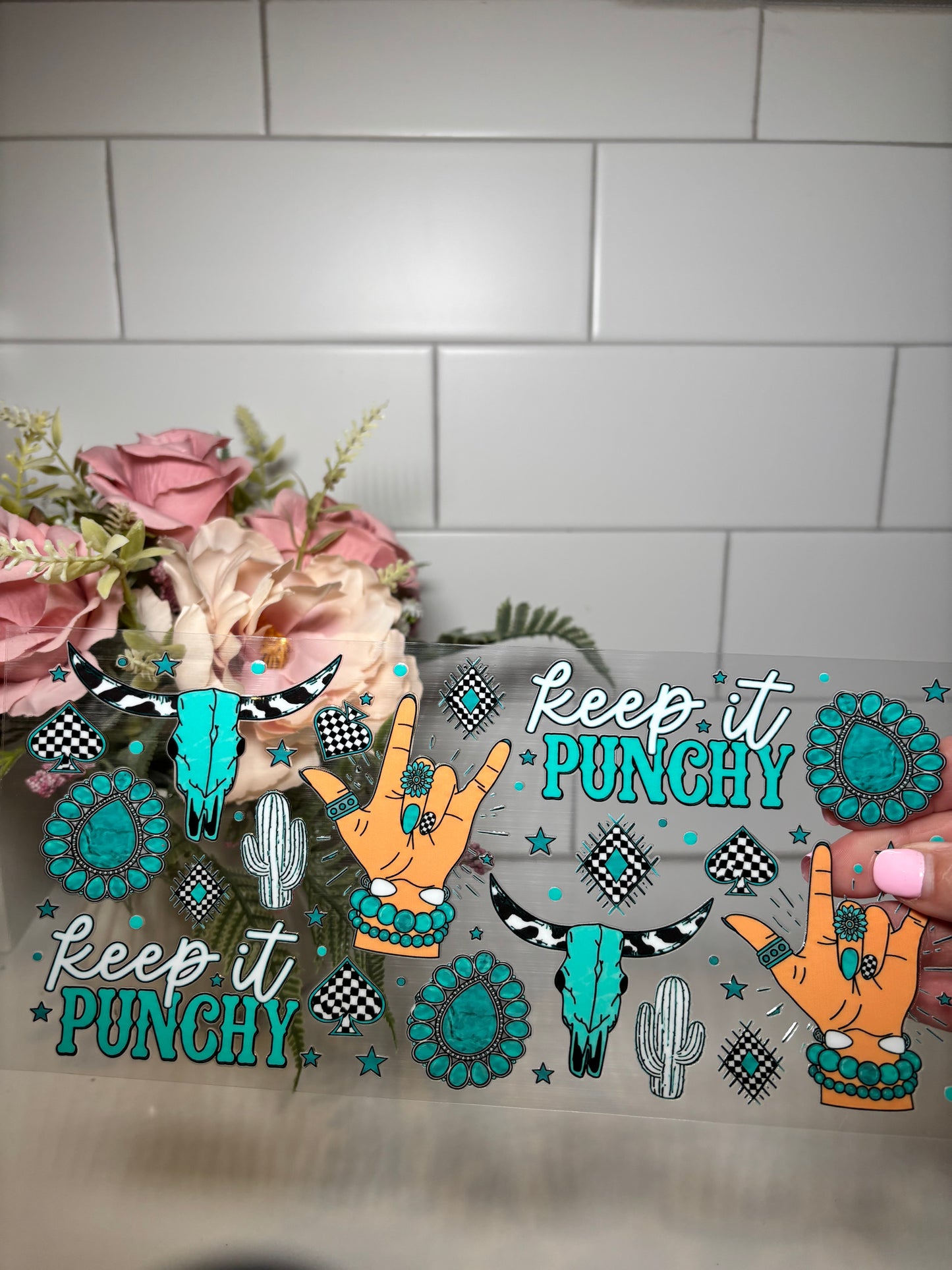 Keep it Punchy UV DTF Cup Wrap