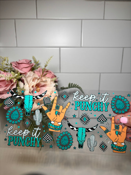 Keep it Punchy UV DTF Cup Wrap