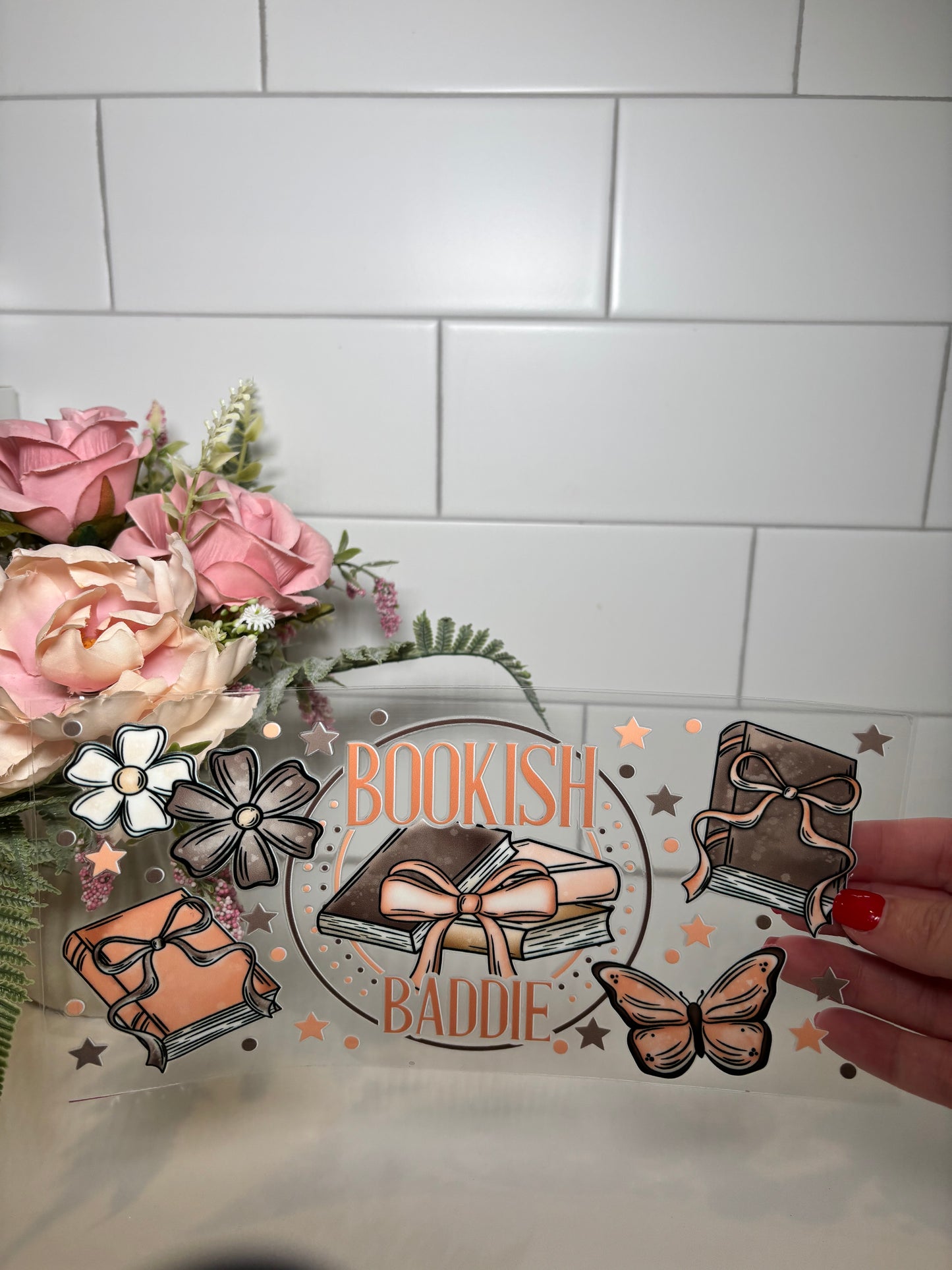 4-Bookish Baddie UV DTF Cup Wrap