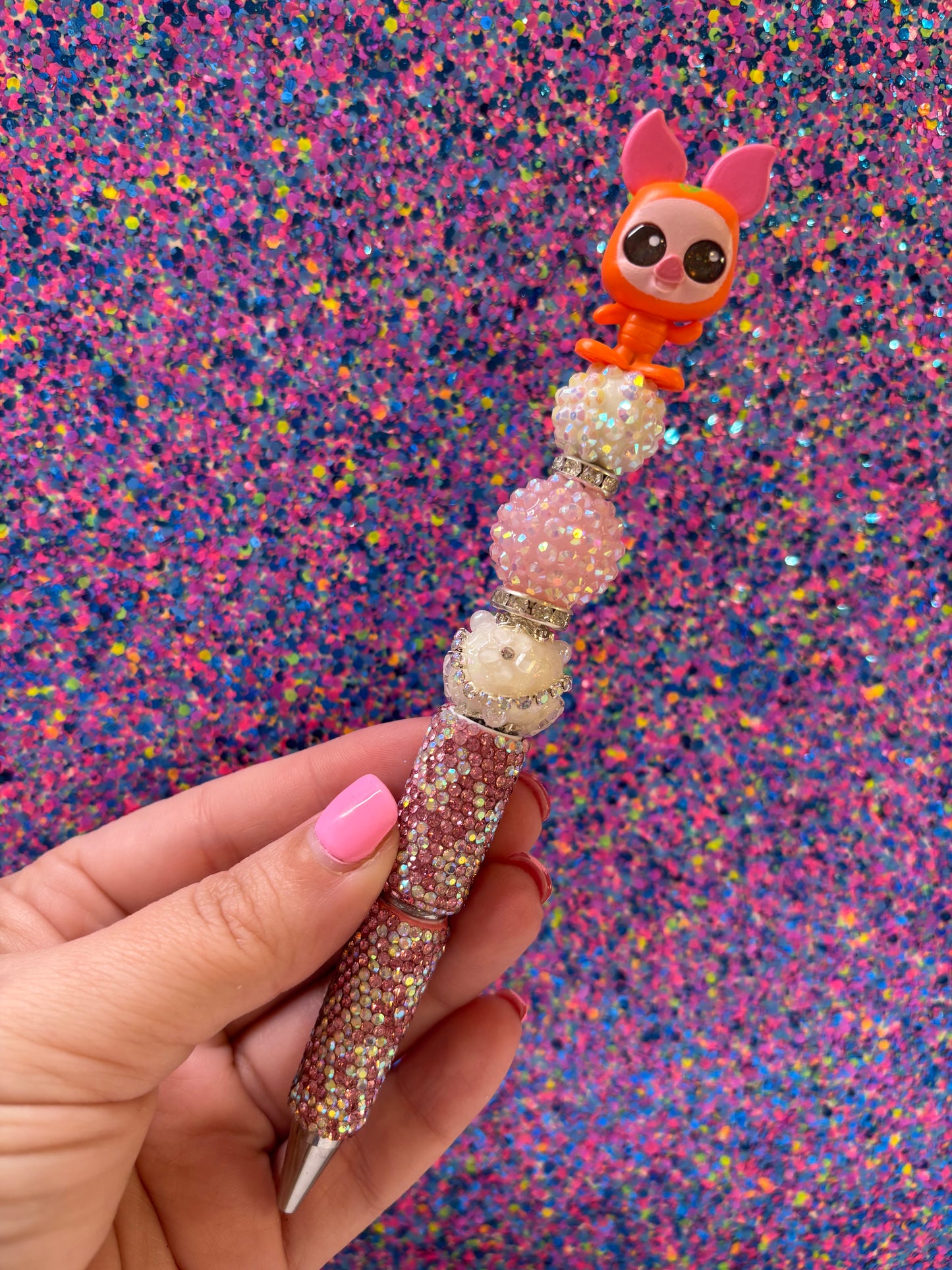 Halloween Pig Beaded Pen