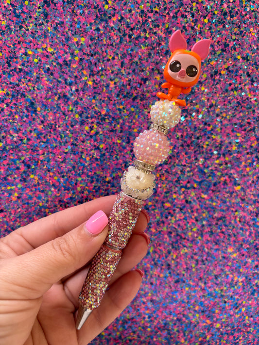 Halloween Pig Beaded Pen
