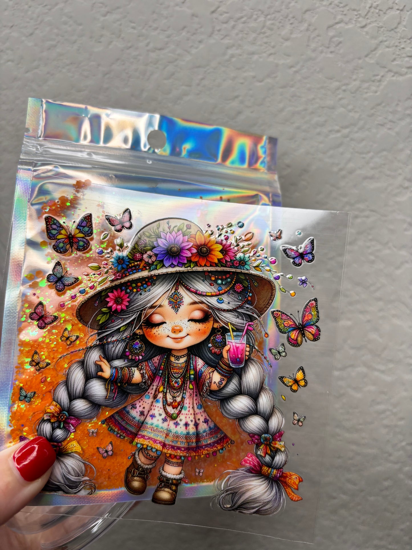 Cute Girl Decal Snowglobe Kit