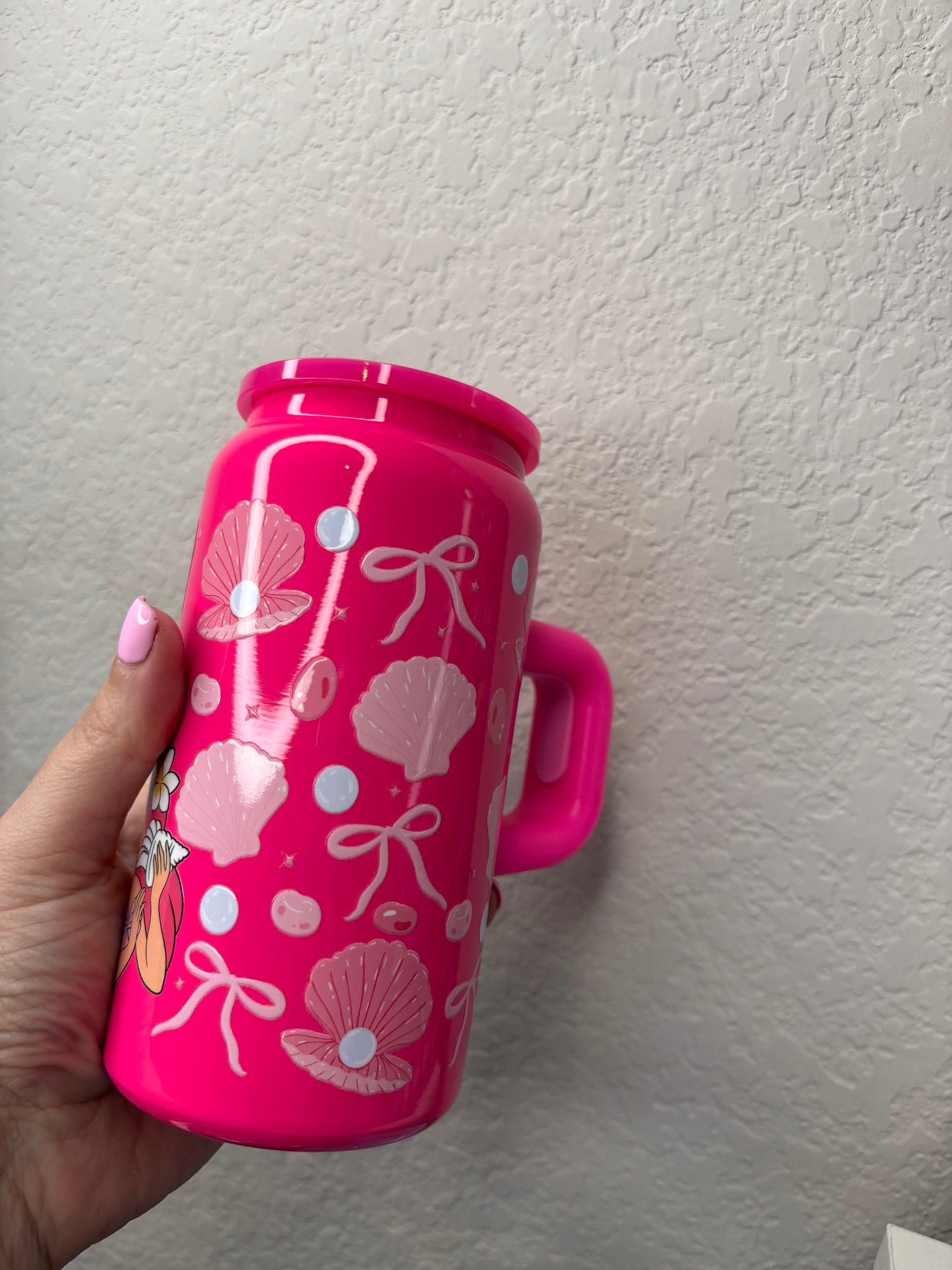Silly Princess Bright Pink 16 Ounce Stainless