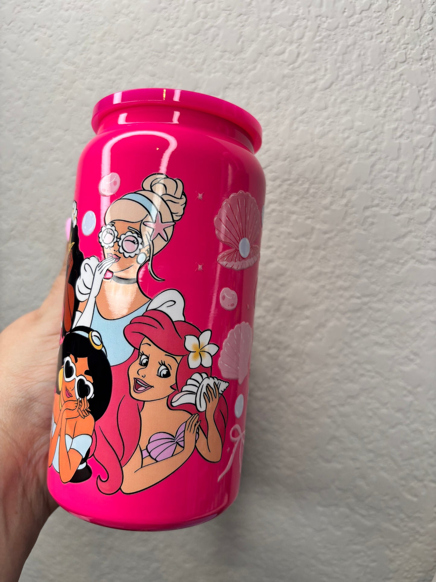 Silly Princess Bright Pink 16 Ounce Stainless