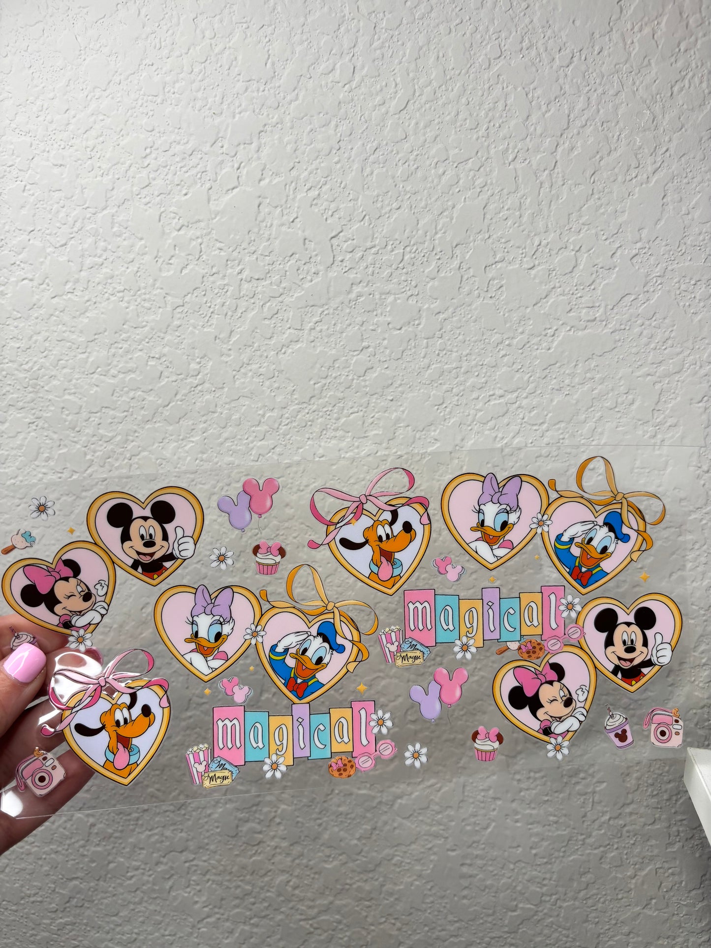 Magical Friends Locket UV DTF Cup Wrap
