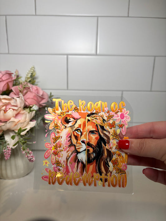 4-The Roar UV DTF Decal