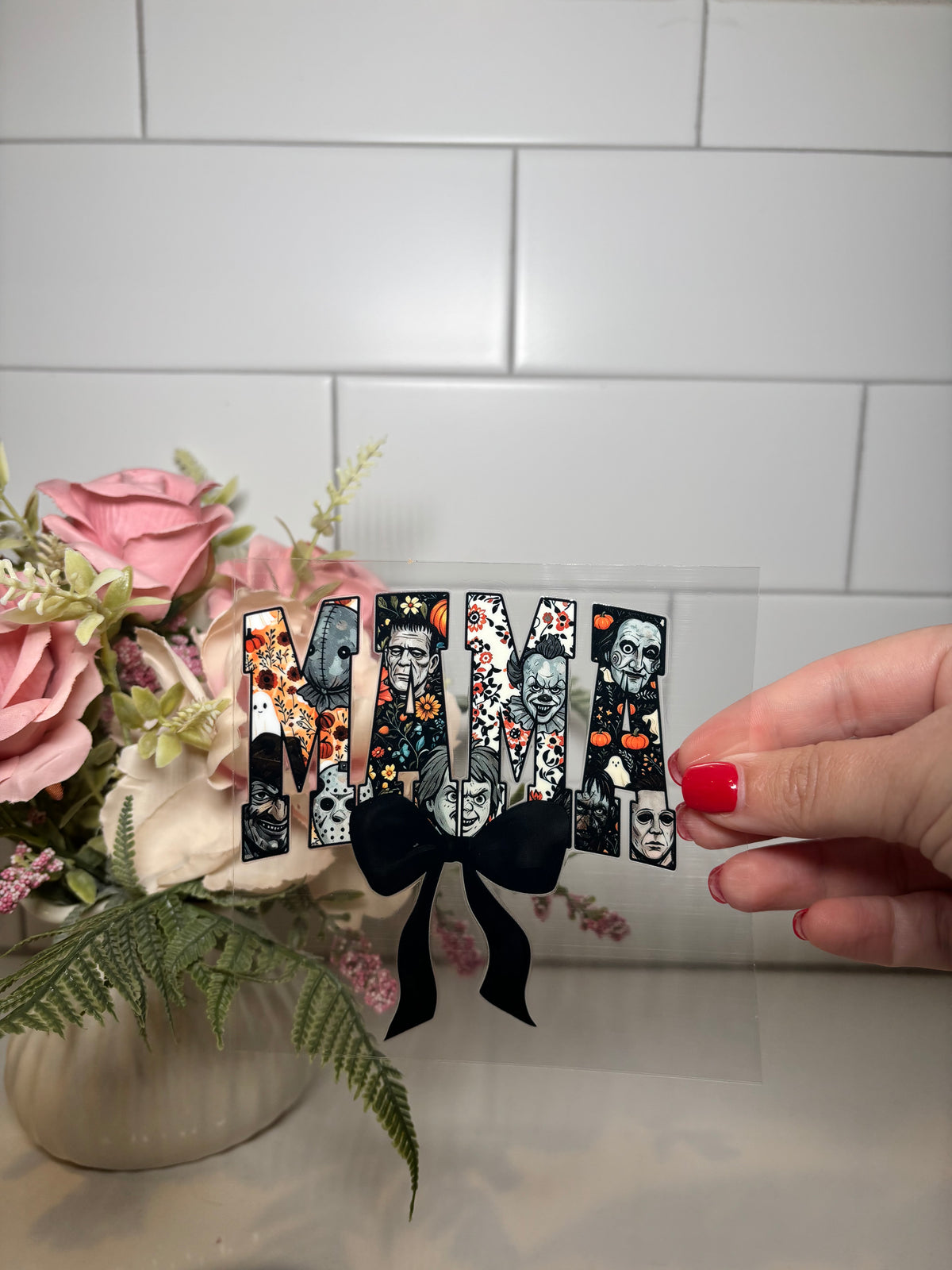 6-Horror Mama UV DTF Decal