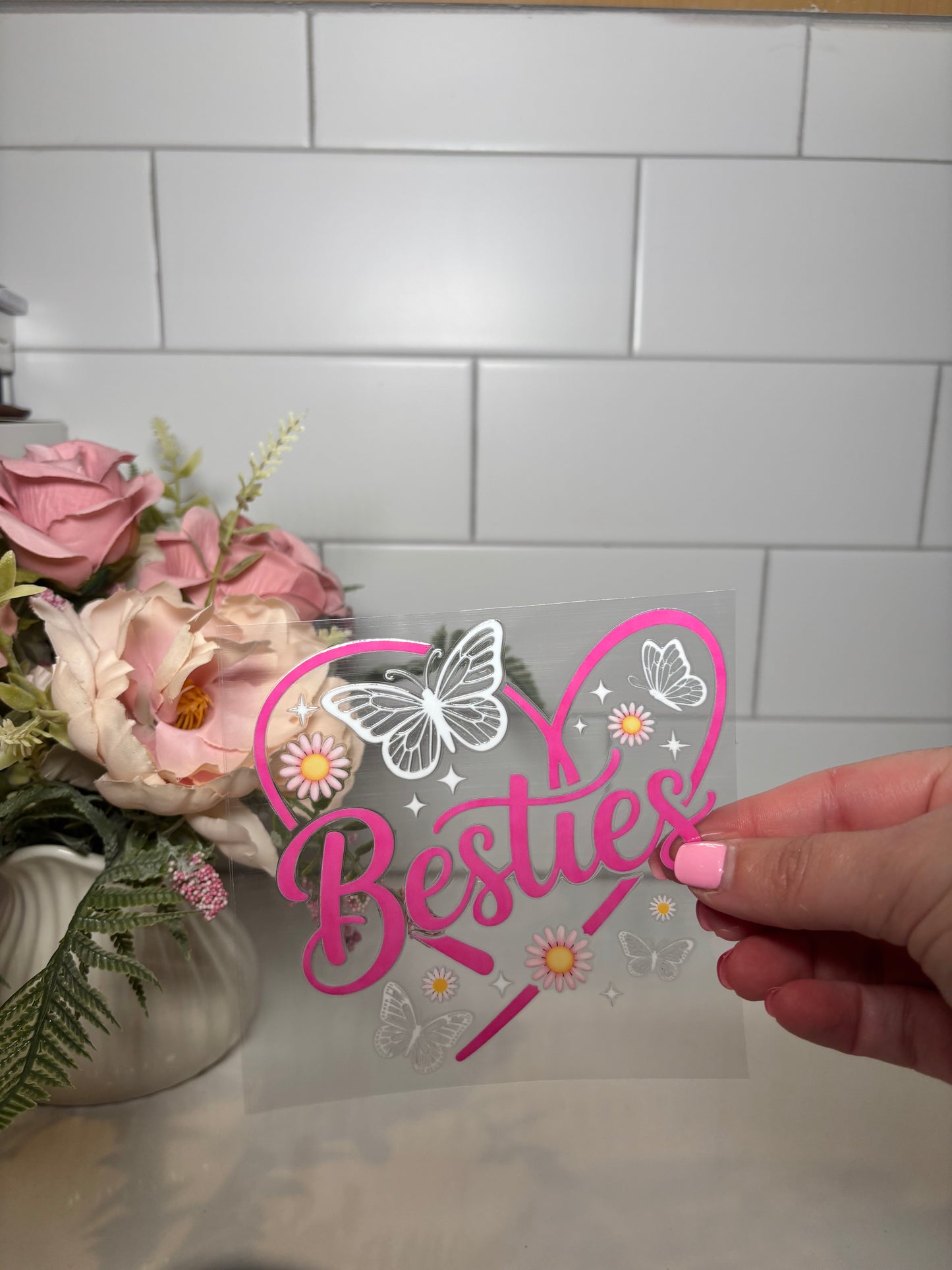 2-Besties UV DTF Decal