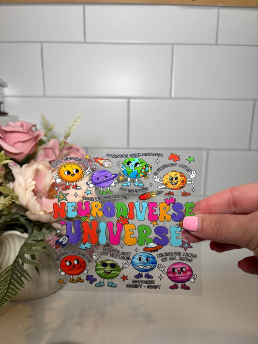 2-Neuro Universe UV DTF Decal