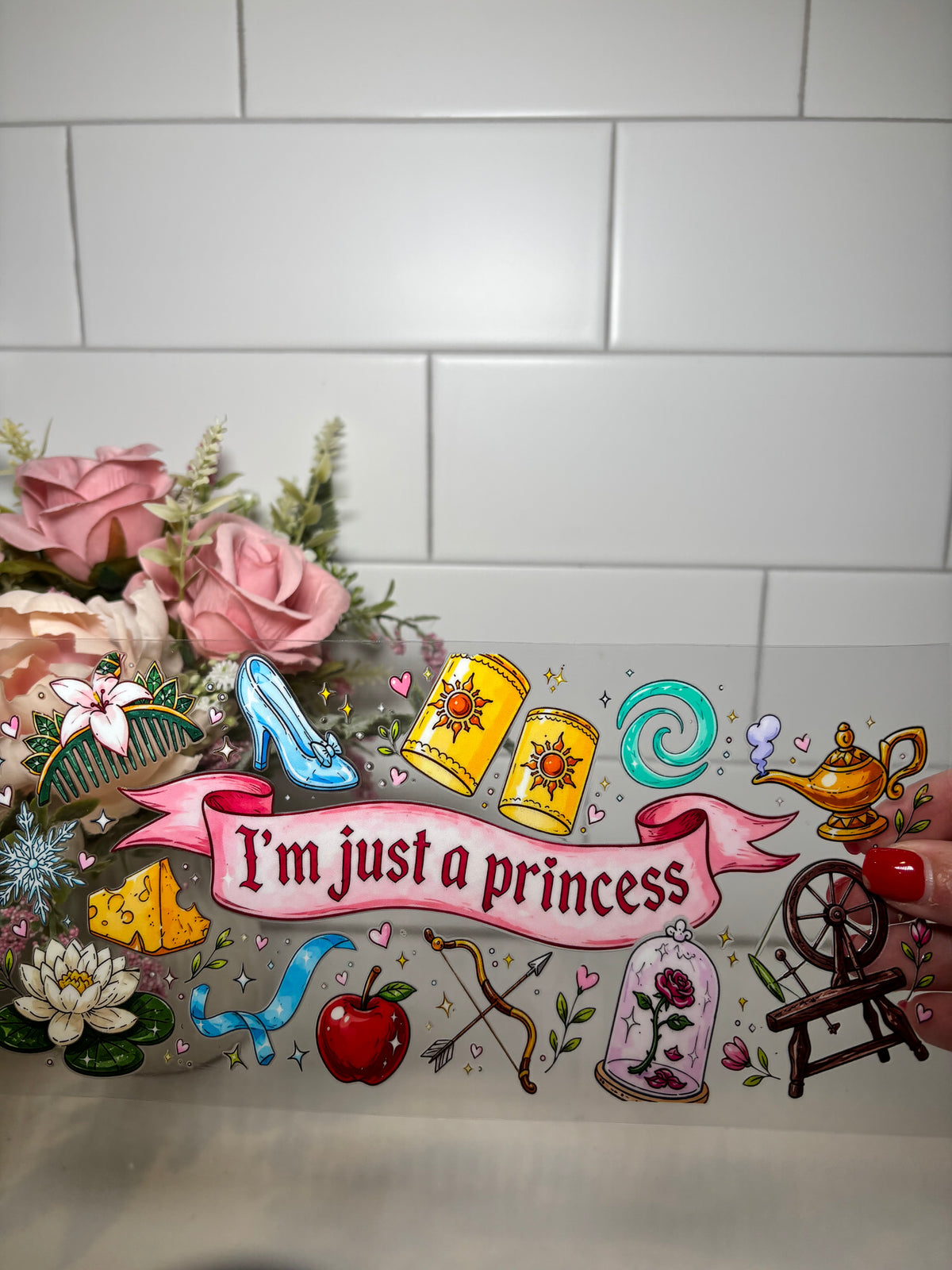 5-I am a Princess UV DTF Cup Wrap