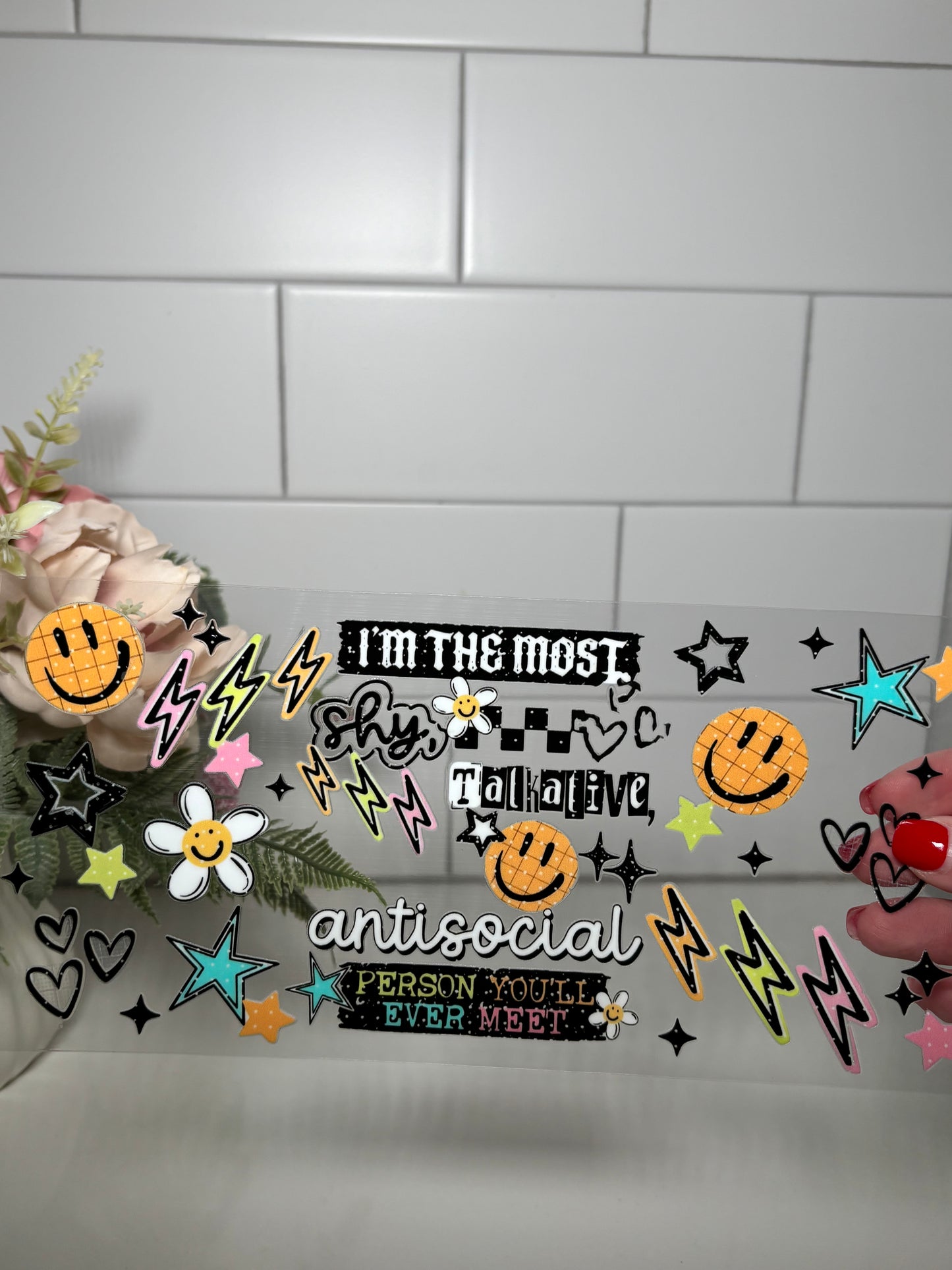 3-I'm the Most UV DTF Cup Wrap