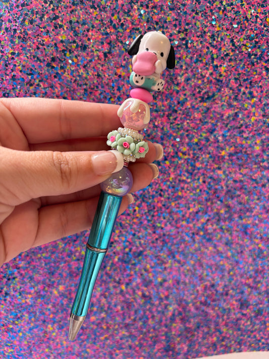 Cute Dog Beaded Pen